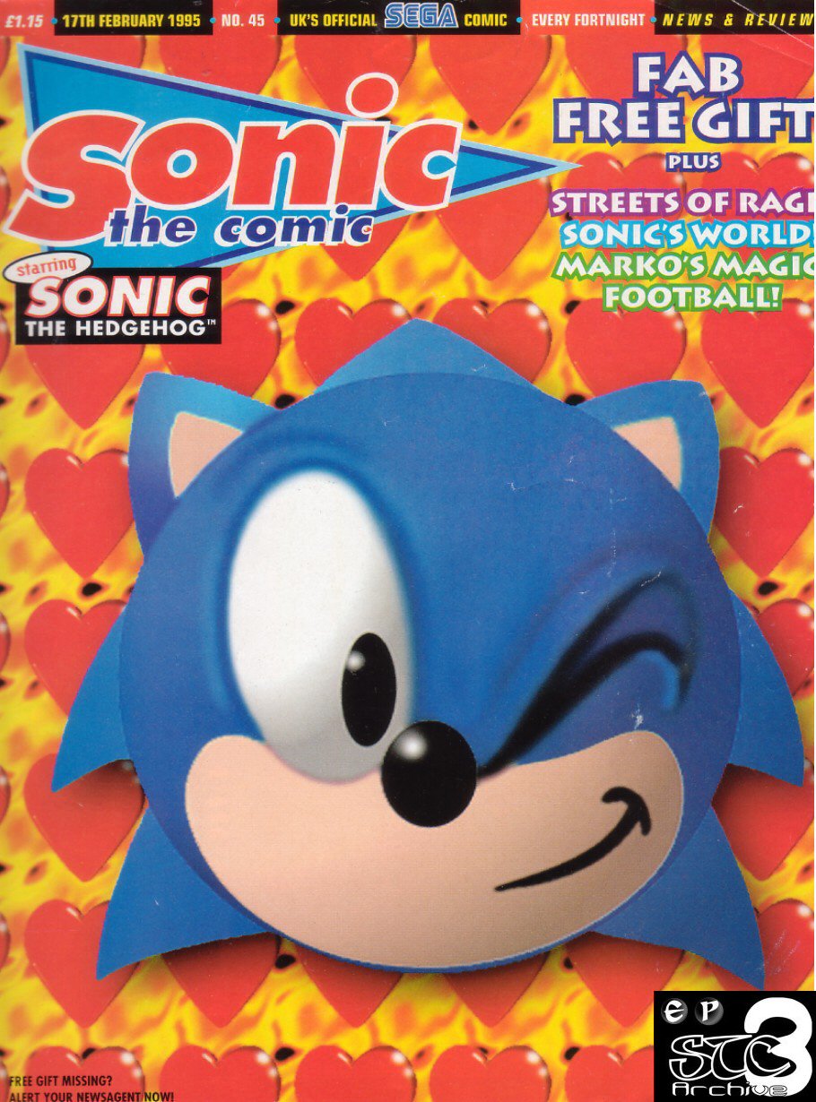 Sonic - The Comic Issue No. 045 Comic cover page